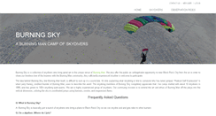 Desktop Screenshot of burningsky.org